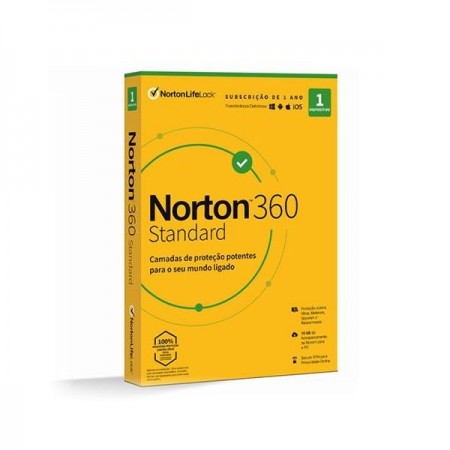 Antivirus Norton 360  Premiun 75GB SE 1 User 1 Device 12Meses MM Box